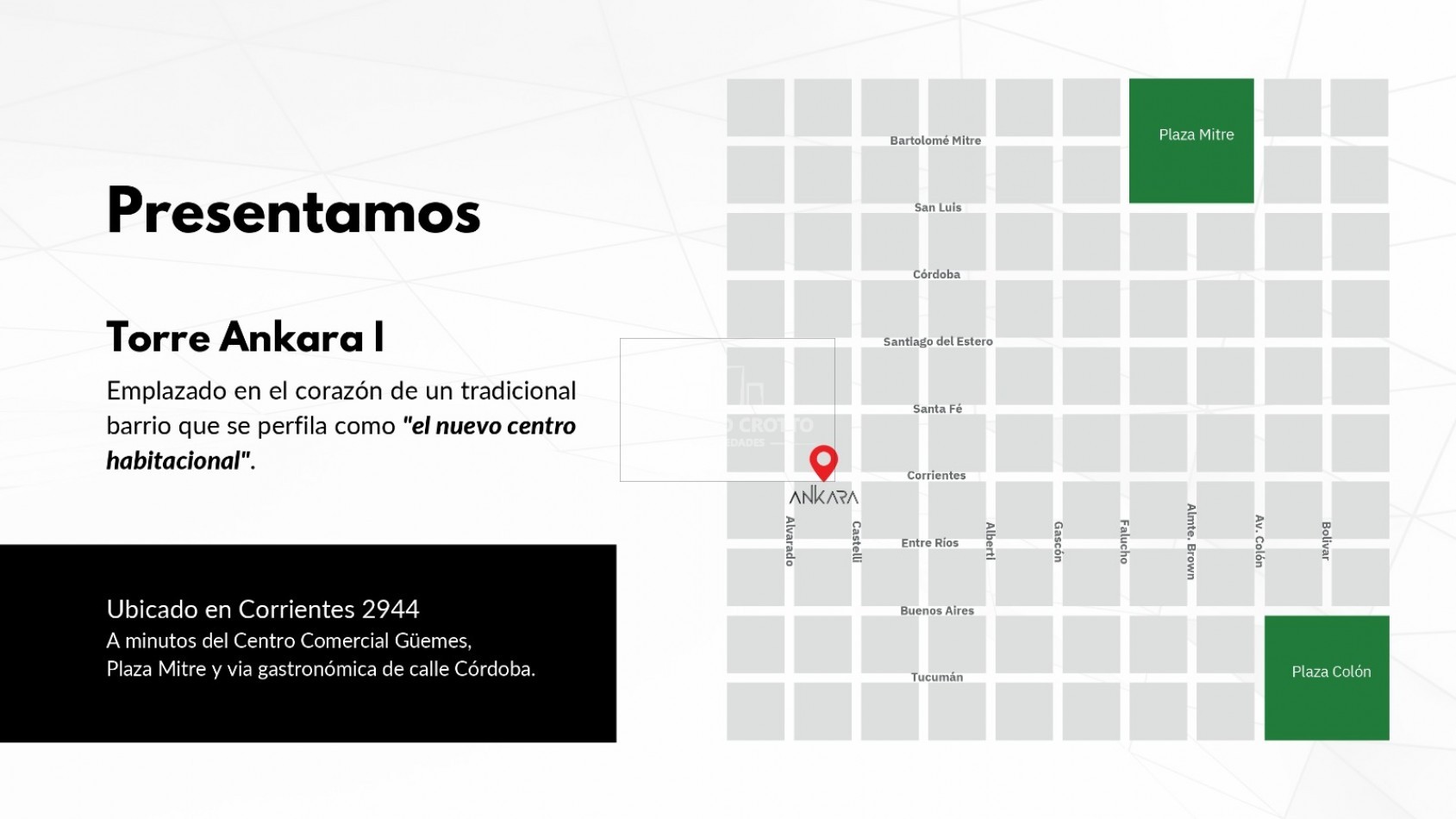 SEMIPISO A ESTRENAR DE 2 AMBIENTES EDIFICIO ANKARA I CON BALCON COCHERA Y BAULERA ZONA MACROCENTRO