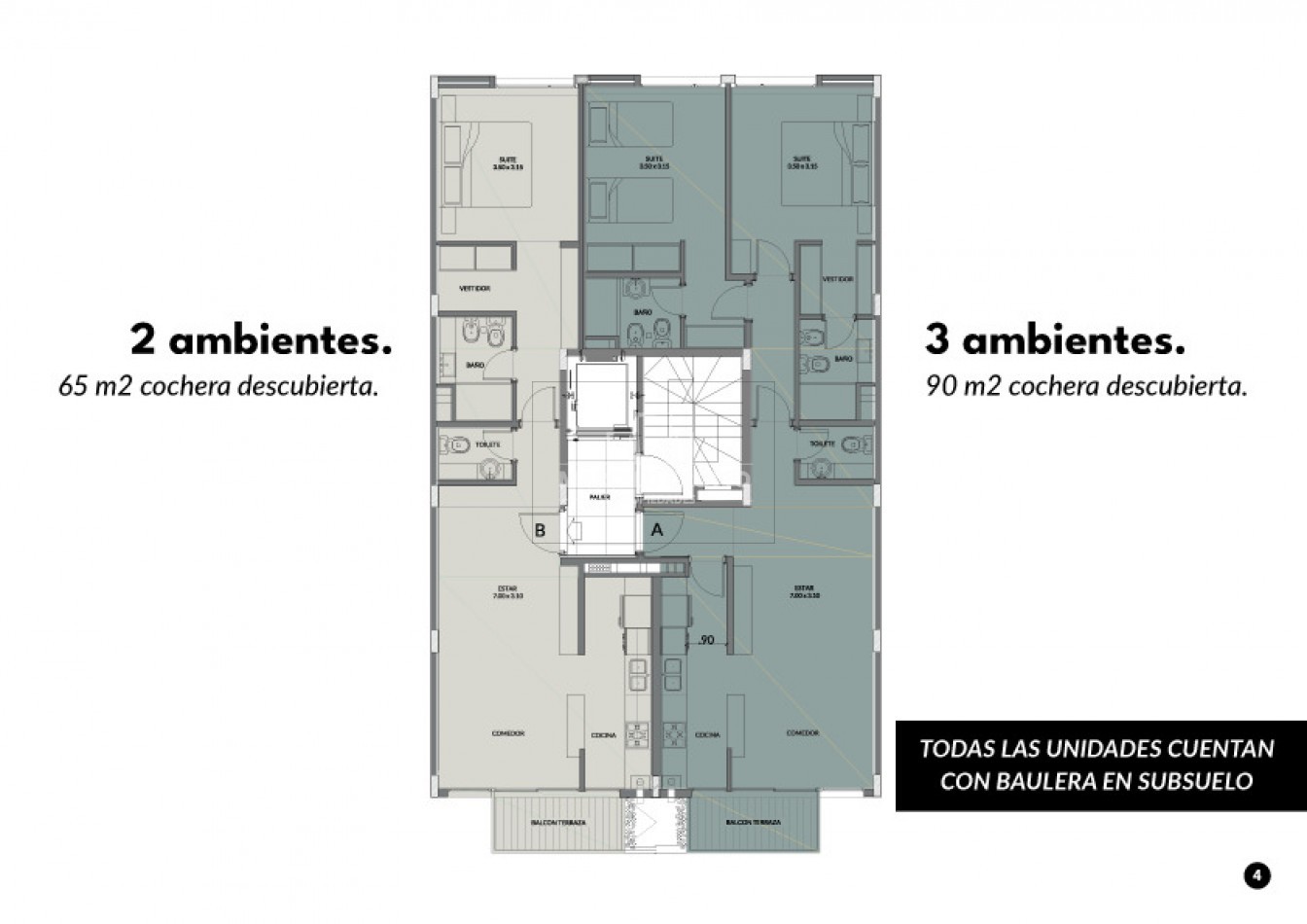 VENTA DE DEPARTAMENTO DE 3 AMB. ANKARA I CON COCHERA CUBIERTA Y BAULERA BARRIO MACRO CENTRO