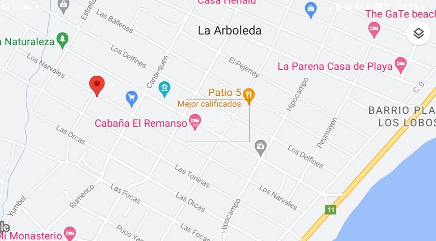 VENTA LOTE BARRIO PLAYA LOS LOBOS CHAPADMALAL